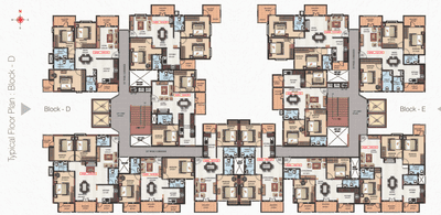 Project Image of 1003.0 - 1526.0 Sq.ft 2 BHK Apartment for buy in MBR Shangri La