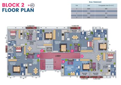 Project Image of 816.0 - 918.0 Sq.ft 2 BHK Apartment for buy in Uptown One