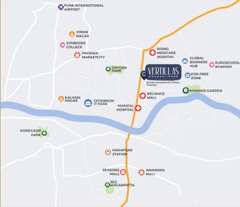 Project Image of 1069.61 - 1557.21 Sq.ft 2 BHK Apartment for buy in Spectrum Vertillas