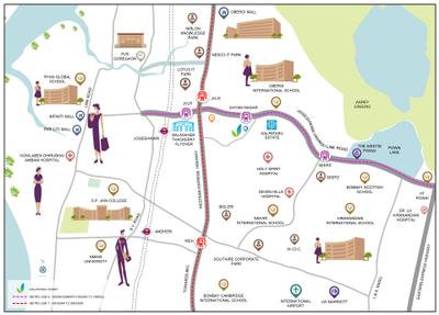 Project Image of 618.0 - 1740.0 Sq.ft 2 BHK Apartment for buy in Kalpataru Vivant South Wing B