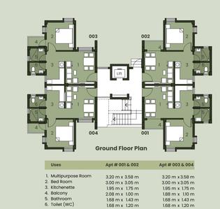 Project Image of 1156.0 - 1234.0 Sq.ft 2 BHK Apartment for buy in Bengal DCL Saanvi Garden Homes Phase I