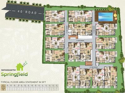 Project Image of 1100.0 - 1450.0 Sq.ft 2 BHK Apartment for buy in Shiva Shakthi Springfields