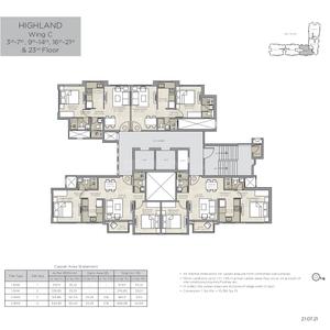 Project Image of 376.85 - 784.59 Sq.ft 1 BHK Apartment for buy in Hiranandani Highland A B C D And E Wing