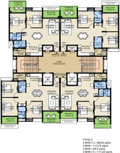 Project Image of 1019.34 - 1405.23 Sq.ft 2 BHK Apartment for buy in Suramya Parisar