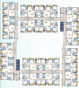 Project Image of 1624.0 - 1748.0 Sq.ft 3 BHK Apartment for buy in Kumar Raghuvar Complex