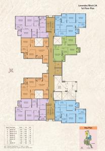 Project Image of 515.0 - 991.0 Sq.ft 1.5 BHK Apartment for buy in Siddha Waterfront Phase I