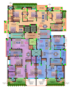 Project Image of 1760.0 - 2400.0 Sq.ft 3 BHK Apartment for buy in Panchratna Armonia