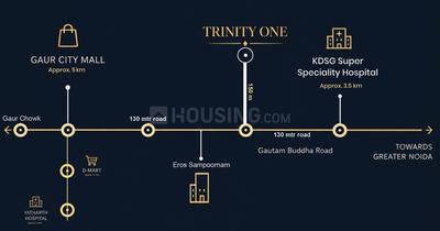 Project Image of 1100.0 - 1150.0 Sq.ft 2 BHK Apartment for buy in Trinity One