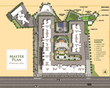 Project Image of 463.0 - 736.0 Sq.ft 1 BHK Apartment for buy in Rassaz Greens Tower F