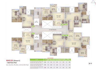 Project Image of 890 Sq.ft 2 BHK Apartment / Flat for sale in Kesnand for Rs. 4600000