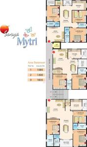 Project Image of 1300.0 - 1835.0 Sq.ft 2 BHK Apartment for buy in Koven Surya Mytri