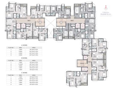 Project Image of 341.0 - 647.0 Sq.ft 1 BHK Apartment for buy in Vighnaharta Infinity