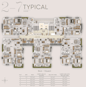 Project Image of 915.0 - 1344.0 Sq.ft 3 BHK Apartment for buy in KRM Mayfair Majestic
