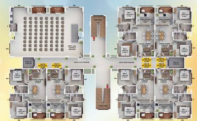 Project Image of 0.0 - 605.0 Sq.ft 2 BHK Apartment for buy in Confident Bliss