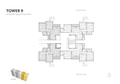 Project Image of 588.0 - 774.0 Sq.ft 1.5 BHK Apartment for buy in Enerrgia Skyi Manas Lake
