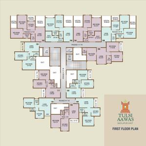 Project Image of 385.0 - 594.0 Sq.ft 1 BHK Apartment for buy in Raj Tulsi Aawas