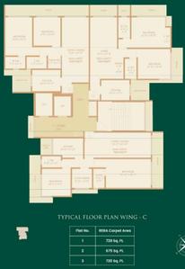 Project Image of 647.99 - 720.0 Sq.ft 2 BHK Apartment for buy in Avant Heritage V