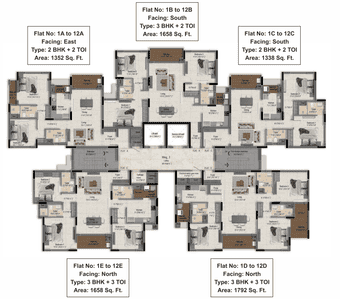 Project Image of 1338.0 - 3443.0 Sq.ft 2 BHK Apartment for buy in VGN Kensington Towers