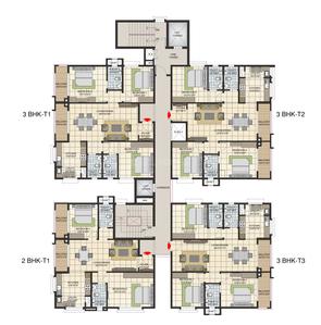 Project Image of 1251.0 - 2412.0 Sq.ft 2 BHK Apartment for buy in Elegant Hermitage