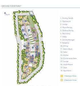 Project Image of 1020.0 - 1090.0 Sq.ft 1 BHK Apartment for buy in Brigade Orchards Parkside