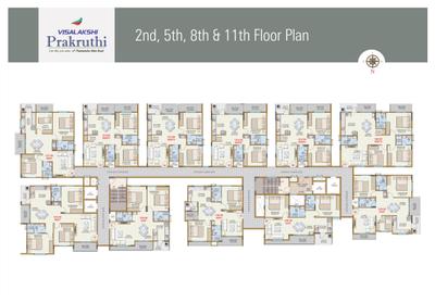 Project Image of 1020.0 - 1610.0 Sq.ft 2 BHK Apartment for buy in Visalakshi Prakruthi