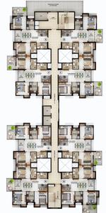 Project Image of 688.0 - 816.0 Sq.ft 2 BHK Apartment for buy in Merlin Skygaze
