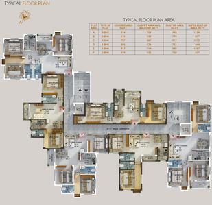 Project Image of 526.0 - 719.0 Sq.ft 2 BHK Apartment for buy in Trustworthy The Edge