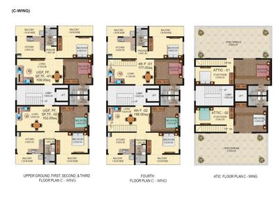 Project Image of 1097.92 - 1905.21 Sq.ft 2 BHK Apartment for buy in Landmark Residency
