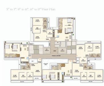 Project Image of 538.0 - 586.0 Sq.ft 2 BHK Apartment for buy in Garg Sky
