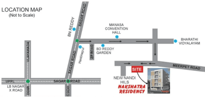 Project Image of 1050.0 - 1400.0 Sq.ft 2 BHK Apartment for buy in Nakshtra Residency