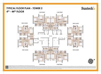 Project Image of 423.0 - 631.0 Sq.ft 1 BHK Apartment for buy in Sunteck Kalyan Harbour