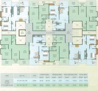 Project Image of 400.0 - 668.0 Sq.ft 1 BHK Apartment for buy in Yogin Belva Project A