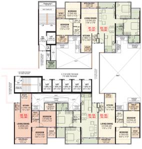 Project Image of 1615 Sq.ft 3 BHK Apartment / Flat for sale in Pimple Nilakh for Rs. 15900000