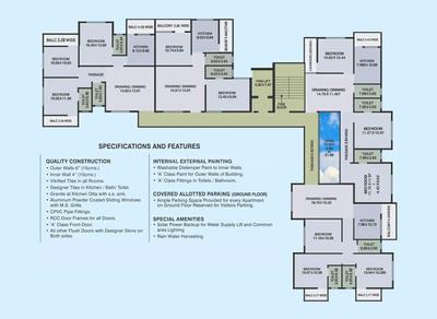 Project Image of 599.01 - 790.07 Sq.ft 2 BHK Apartment for buy in Harihar Gokulpark II