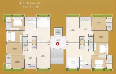 Project Image of 576.73 - 773.71 Sq.ft 2 BHK Apartment for buy in Shree Somnath Shree Hari Residency