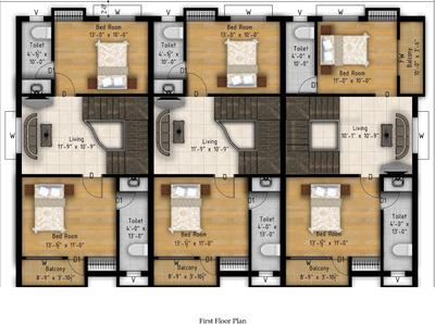 Project Image of 0.0 - 1595.0 Sq.ft 3 BHK Villa for buy in MGP Richness