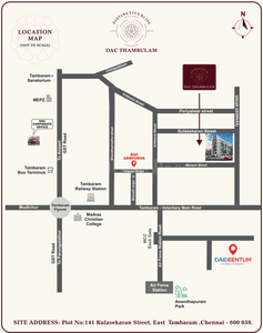 Project Image of 810.0 - 1431.0 Sq.ft 2 BHK Apartment for buy in DAC Thambulam