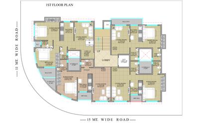 Project Image of 678.0 - 962.0 Sq.ft 1 BHK Apartment for buy in Jagruti Meera Residency