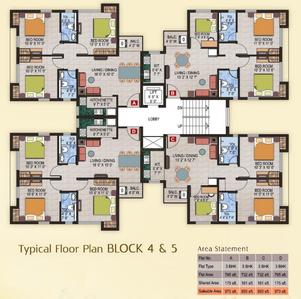 Project Image of 984.0 - 986.0 Sq.ft 3 BHK Apartment for buy in Magnolia Fantasia Phase I