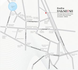 Project Image of 567.9 - 608.59 Sq.ft 2 BHK Apartment for buy in Rajharsh Radhe Daxesh