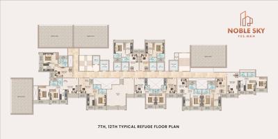 Project Image of 308.06 - 640.45 Sq.ft 1 BHK Apartment for buy in Paradise Noble Sky