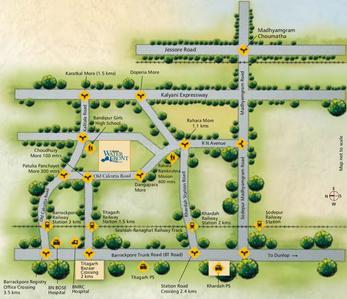 Project Image of 800.0 - 1288.0 Sq.ft 2 BHK Apartment for buy in Siddha Waterfront Phase II