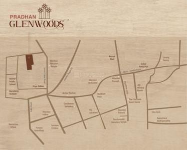 Project Image of 359.51 - 375.55 Sq.ft 2 BHK Apartment for buy in Pradhan Glenwoods