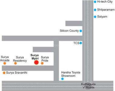 Project Image of 1300.0 - 1835.0 Sq.ft 2 BHK Apartment for buy in Koven Surya Mytri
