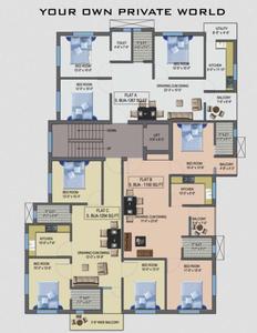 Project Image of 1150.0 - 1709.0 Sq.ft 2 BHK Apartment for buy in Poorvanjali Uma Asha Enclave