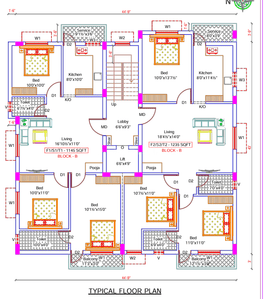 Project Image of 1145.0 - 1235.0 Sq.ft 3 BHK Apartment for buy in Dayalan Lakshmi Enclave