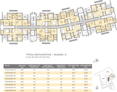 Project Image of 329.81 - 545.95 Sq.ft 1 BHK Apartment for buy in ARP Suburbia Estate