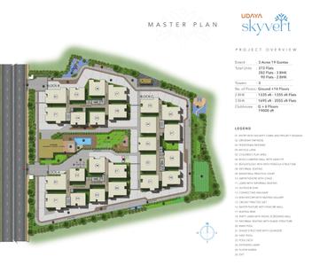 Project Image of 1335.0 - 2055.0 Sq.ft 2 BHK Apartment for buy in Udaya Skyvert