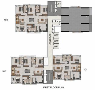 Project Image of 2386.0 - 3917.0 Sq.ft 3 BHK Apartment for buy in Casagrand GS Infinity