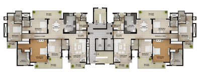 Project Image of 2390.0 - 4000.0 Sq.ft 3 BHK Apartment for buy in Shalimar Krrish Ibiza Town